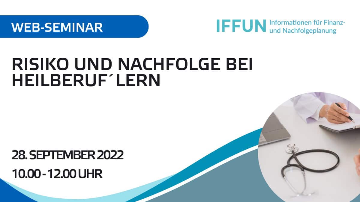 Webinar zu Gesundheitsberufen am 28. September