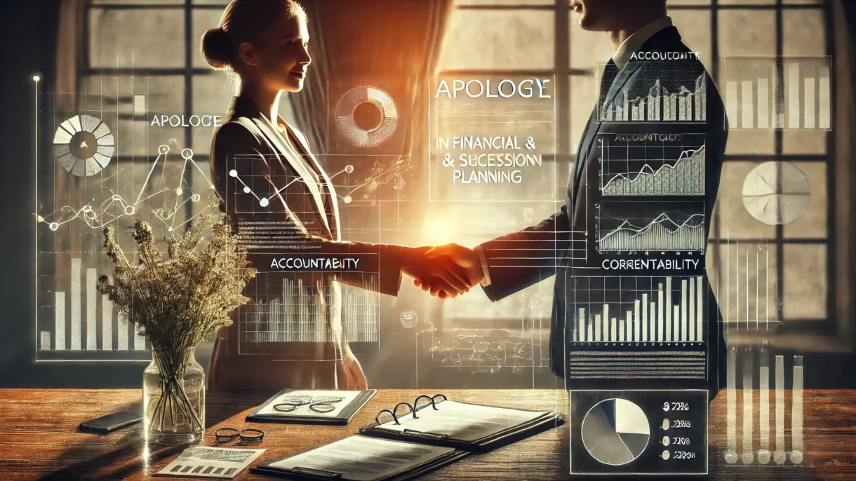 Geschäftsmänner handshake, Data-Visualisierung, Büro-Umgebung