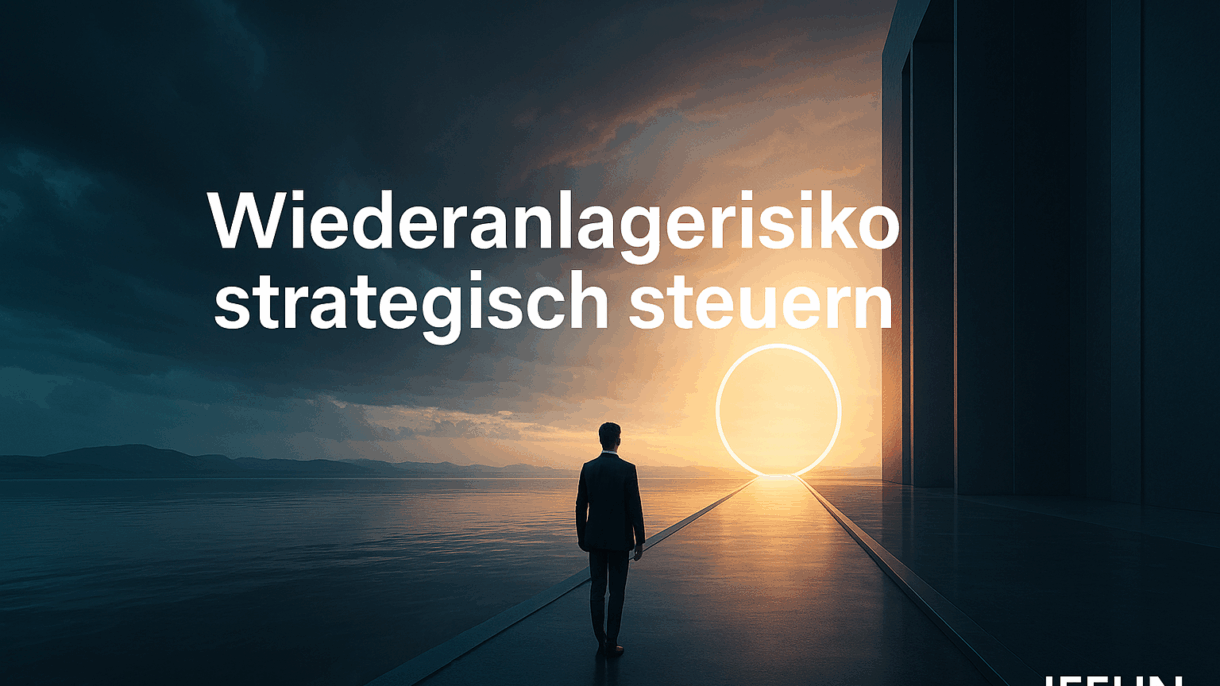 Mann vor Tür und Sonnenuntergang