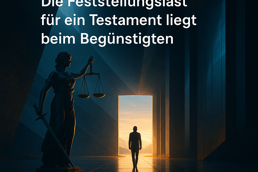 Justitia mit Waage, Mensch vor offenem Türrahmen
