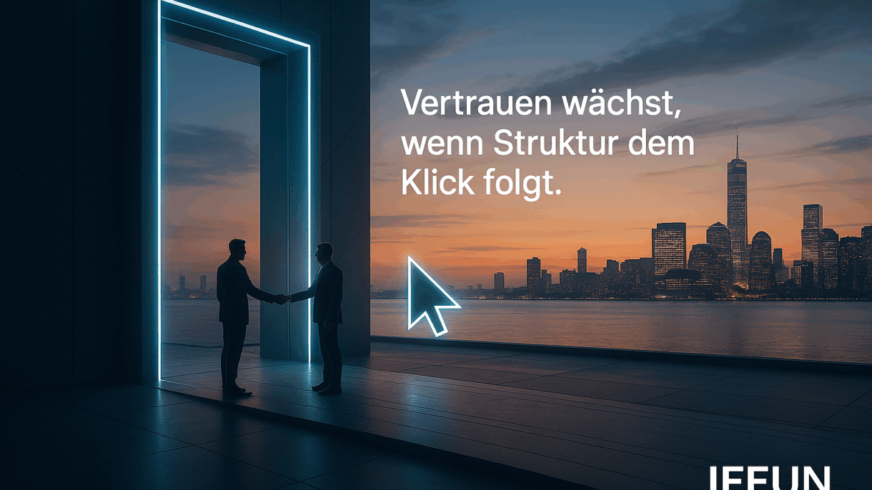 Zwei Personen schütteln Hände bei Sonnenuntergang.