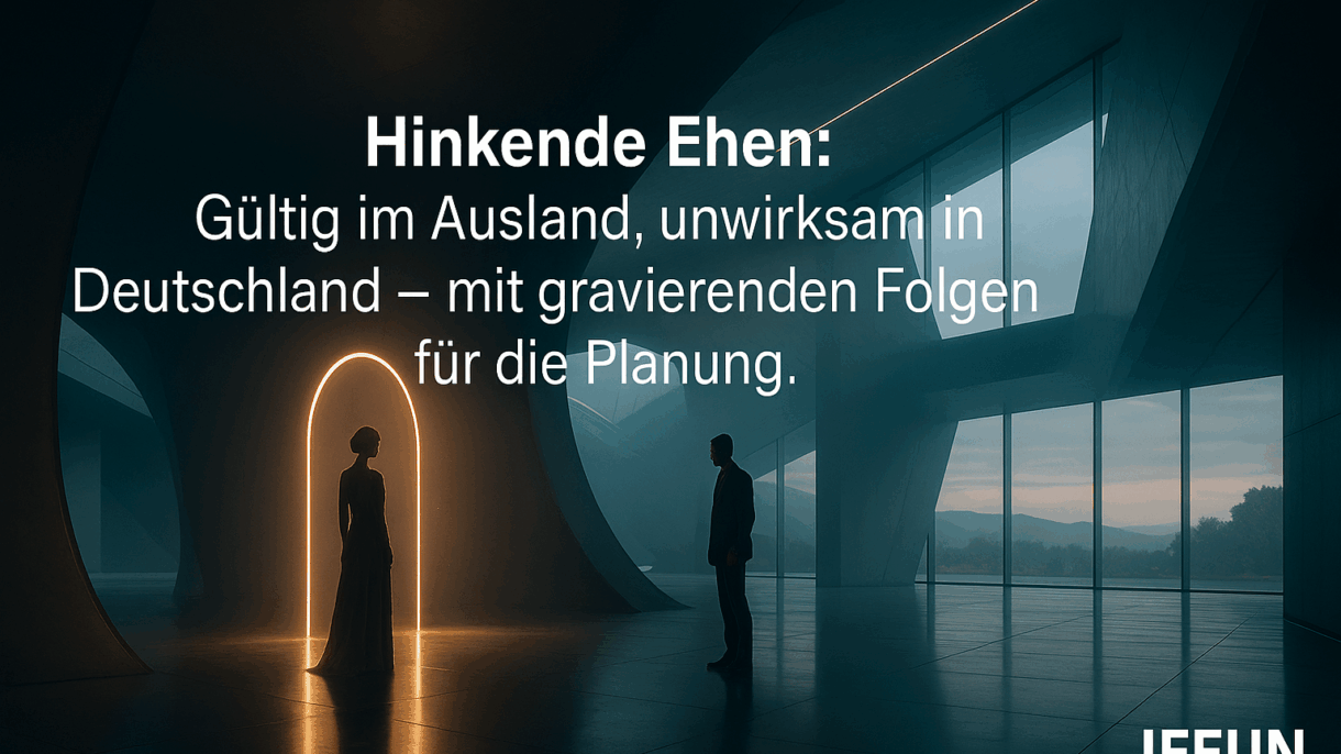 Futuristische Szene mit leuchtendem Tor und Personen.
