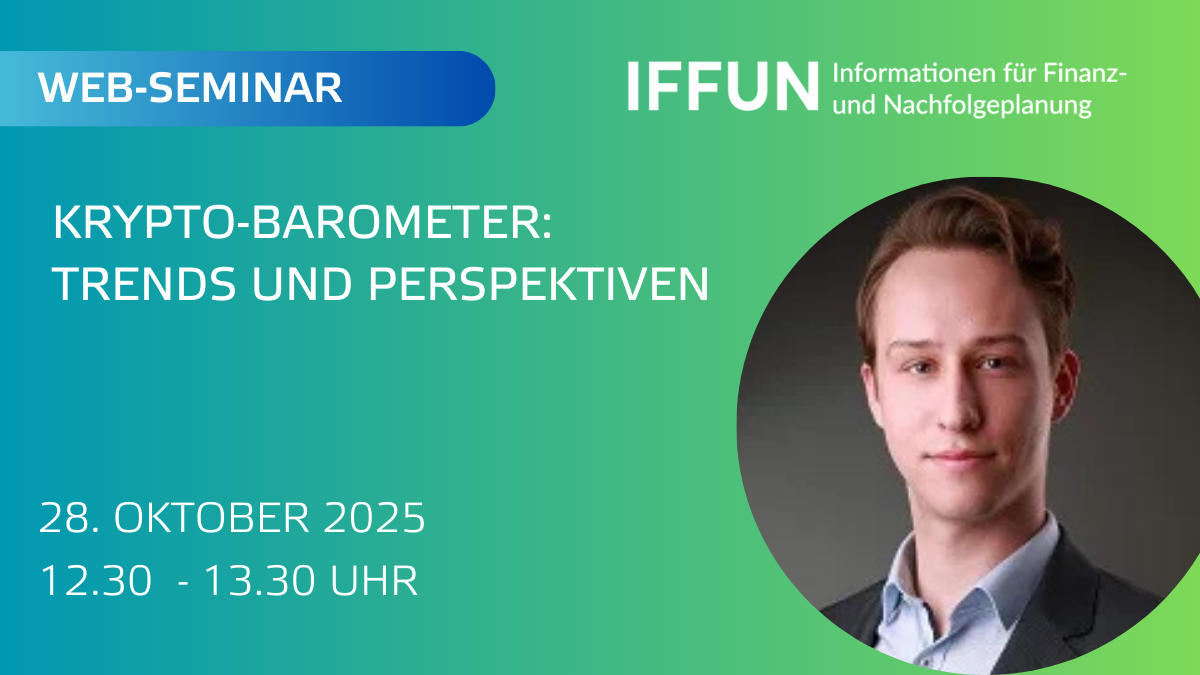 Krypto-Webseminar am 28. Oktober 2025.