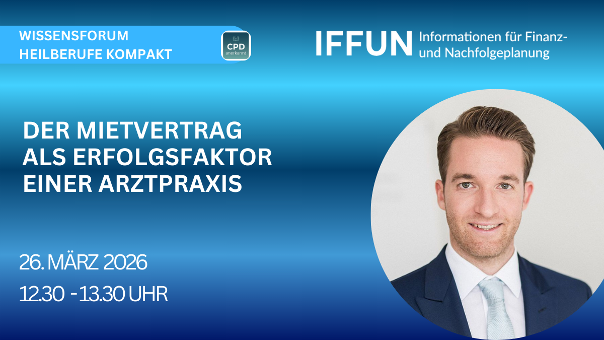 Seminar: Mietvertrag für Arztpraxis-Erfolg am 26. März