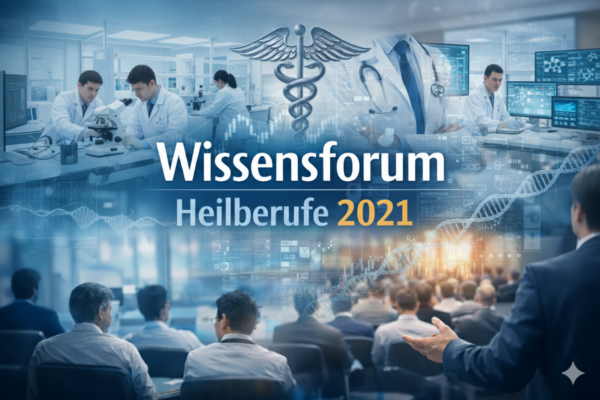 Wissensforum Heilberufe 2021 mit Ärzten und Publikum