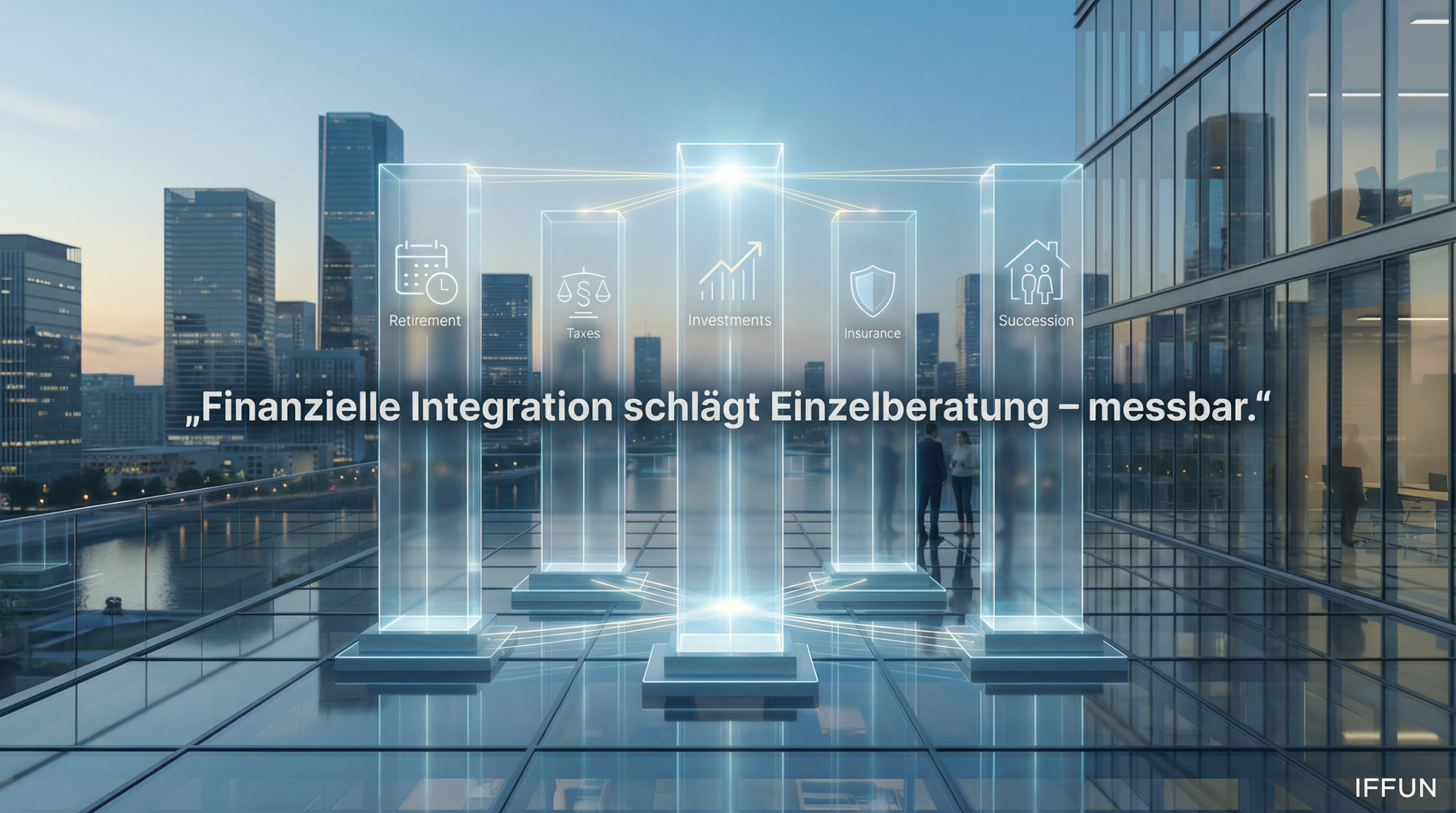 Moderne Finanzstrategien in einer Stadtlandschaft