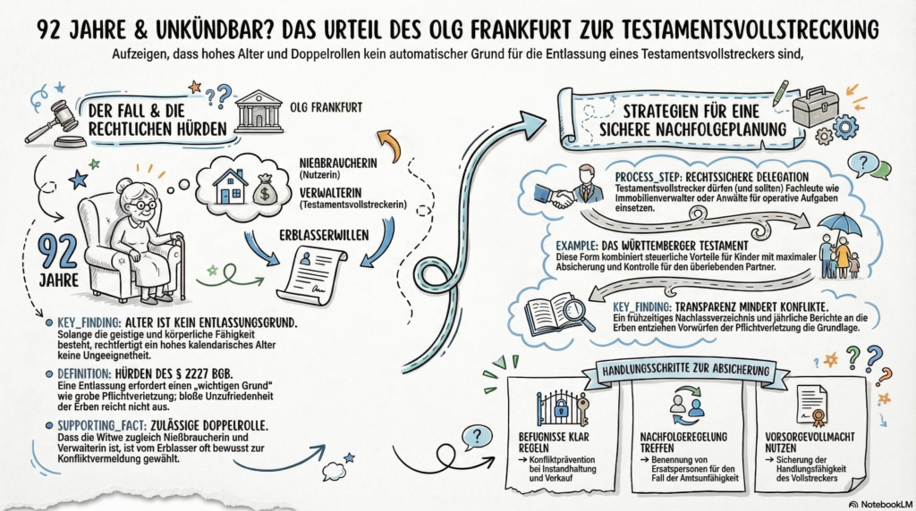 Illustration zur Testamentsvollstreckung mit Strategien