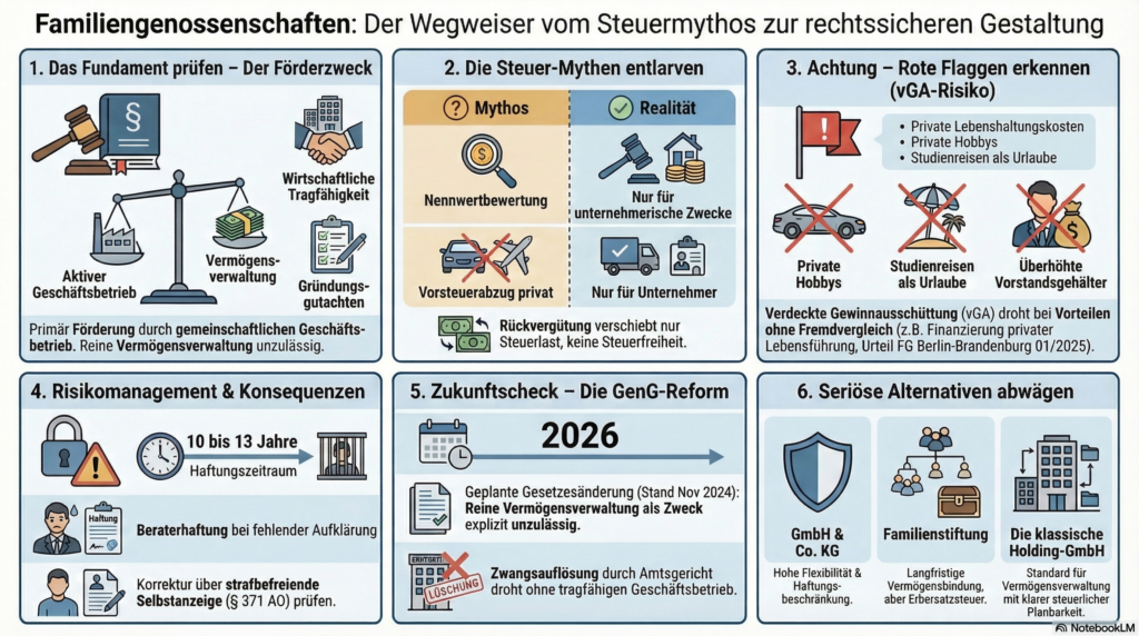 Familiengenossenschaften und steuerliche Gestaltung