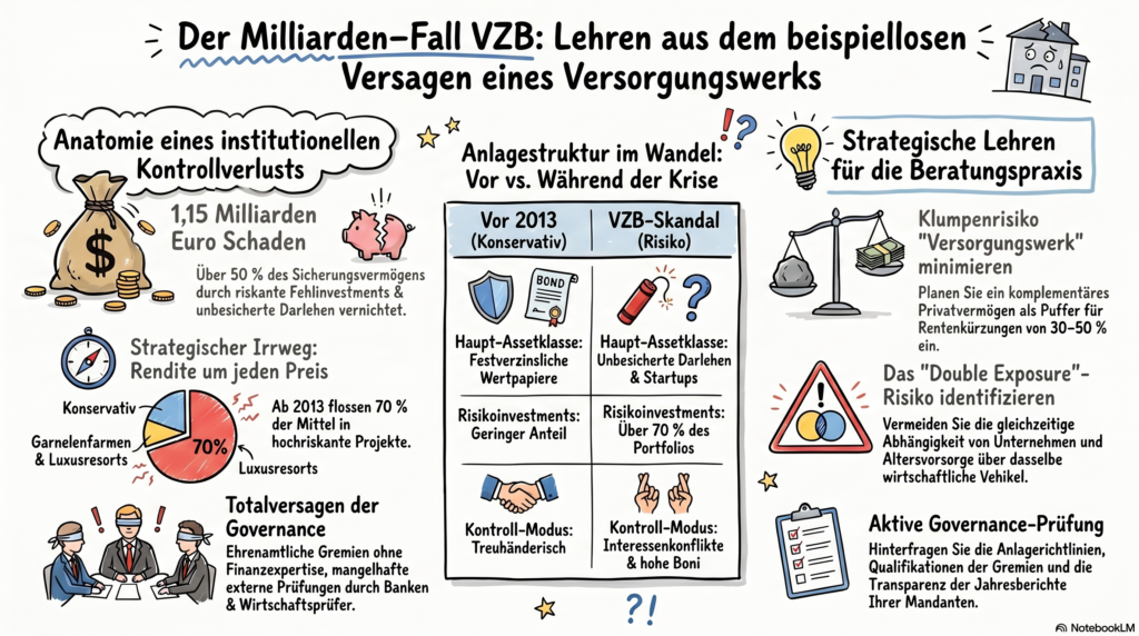 Infografik zum VZB-Milliardenskandal und Anlagefehlern